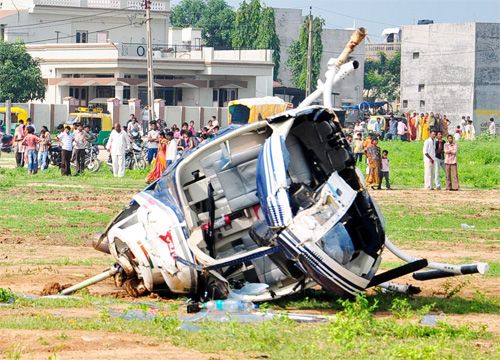 Was it a Helicopter crash or a miracle!